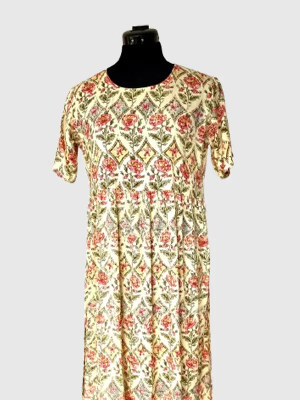 Rayon  printed Dresses